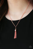 Paparazzi VINTAGE VAULT "City Casual" Copper Necklace & Earring Set Paparazzi Jewelry