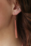 Paparazzi VINTAGE VAULT "City Casual" Copper Necklace & Earring Set Paparazzi Jewelry