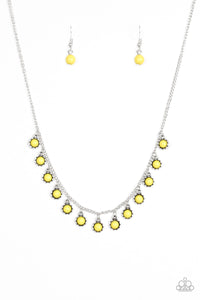 Paparazzi "Gypsy Glow" Yellow Necklace & Earring Set Paparazzi Jewelry