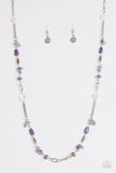 Paparazzi "Ocean Bliss" Purple Necklace & Earring Set Paparazzi Jewelry
