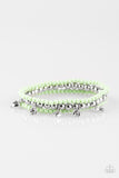 Paparazzi "Springtime Sweethearts" Green Bracelet Paparazzi Jewelry