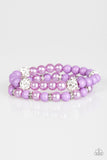 Paparazzi "Teasingly Tinseltown" Purple Bracelet Paparazzi Jewelry