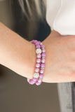 Paparazzi "Teasingly Tinseltown" Purple Bracelet Paparazzi Jewelry