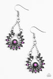 Paparazzi "Cancun Can-Can" Purple Earrings Paparazzi Jewelry