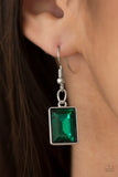 Paparazzi "Wear It Like You Mean It" Green Necklace & Earring Set Paparazzi Jewelry