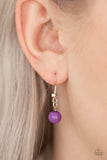 Paparazzi "Gypsy Glow" Purple Necklace & Earring Set Paparazzi Jewelry