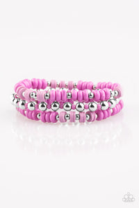 Paparazzi "Tenaciously Tenacious" Purple Bracelet Paparazzi Jewelry