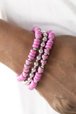 Paparazzi "Tenaciously Tenacious" Purple Bracelet Paparazzi Jewelry