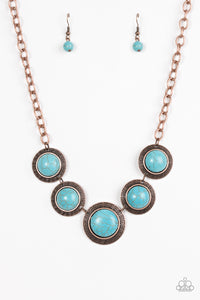 Paparazzi "Mountain Roamer" Copper Necklace & Earring Set Paparazzi Jewelry