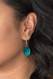 Paparazzi "Safari Samba" Blue Necklace & Earring Set Paparazzi Jewelry