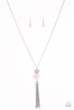 Paparazzi VINTAGE VAULT "The Only Show In Town" Pink Necklace & Earring Set Paparazzi Jewelry