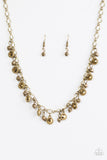 Paparazzi "City Couture" Brass Necklace & Earring Set Paparazzi Jewelry