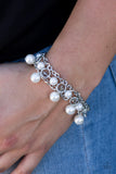 Paparazzi "Manhattan Musical" White Bracelet Paparazzi Jewelry