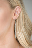 Paparazzi "Pleasantly Primrose" Silver Necklace & Earring Set Paparazzi Jewelry