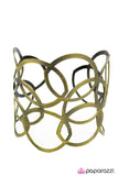 Paparazzi "Modern Movement" Brass Bracelet Paparazzi Jewelry