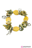 Paparazzi "Shell We Dance?" Yellow Bracelet Paparazzi Jewelry
