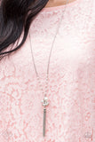 Paparazzi VINTAGE VAULT "Uniquely Uptown" FASHION FIX White Necklace & Earring Set Paparazzi Jewelry