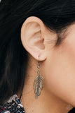 Paparazzi "Gleaming Glider" FASHION FIX Brass Earrings Paparazzi Jewelry
