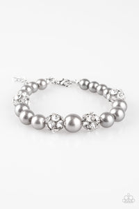 Paparazzi "Pearls and Parlors" Silver Bracelet Paparazzi Jewelry