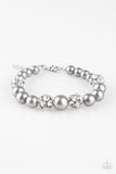 Paparazzi "Pearls and Parlors" Silver Bracelet Paparazzi Jewelry