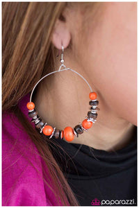 Paparazzi "Down to the Wire" earring Paparazzi Jewelry