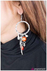 Paparazzi "Little Things Mean A Lot" Orange Earrings Paparazzi Jewelry