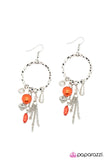 Paparazzi "Little Things Mean A Lot" Orange Earrings Paparazzi Jewelry