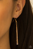 Paparazzi "Diamond Debonair" Gold Necklace & Earring Set Paparazzi Jewelry