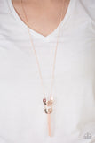 Paparazzi "Lunar Legend" Rose Gold Necklace & Earring Set Paparazzi Jewelry