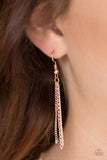 Paparazzi "Lunar Legend" Rose Gold Necklace & Earring Set Paparazzi Jewelry