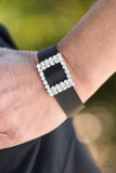 Paparazzi "Diamond Diva" Black Wrap Bracelet Paparazzi Jewelry