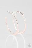 Paparazzi "Classically Casual" Rose Gold Hoop Earrings Paparazzi Jewelry