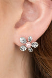 Paparazzi "Diva Daisy" Pink Post Earrings Paparazzi Jewelry