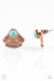 Paparazzi "Stylishly Santa Fe" Copper Post Earrings Paparazzi Jewelry