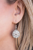 Paparazzi "Runway Ready" White Earrings Paparazzi Jewelry