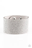 Paparazzi "Roll With The Punches" Silver Wrap Bracelet Paparazzi Jewelry