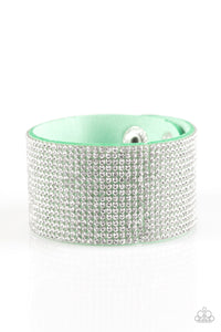 Paparazzi "Roll With The Punches" Green Wrap Bracelet Paparazzi Jewelry