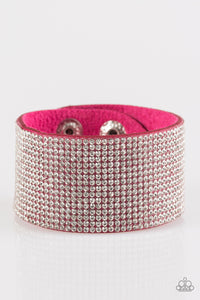 Paparazzi "Roll With The Punches" Pink Wrap Bracelet Paparazzi Jewelry