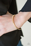 Paparazzi "CACHE Only" Gold Bracelet Paparazzi Jewelry