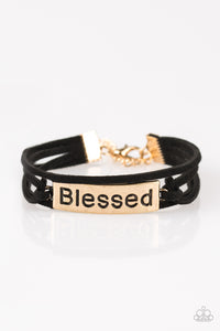 Paparazzi "Feeling Blessed" Gold Bracelet Paparazzi Jewelry
