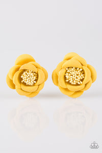 Paparazzi "Cute as a Bud" Yellow Hair Clip Paparazzi Jewelry