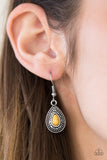 Paparazzi "Blazing Beauty" Yellow Earrings Paparazzi Jewelry