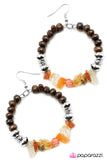 Paparazzi "Twinkling Tranquility - Orange" earring Paparazzi Jewelry