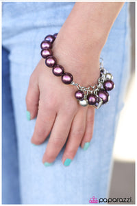 Paparazzi "Plums the Word" Purple Bracelet Paparazzi Jewelry