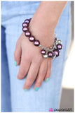 Paparazzi "Plums the Word" Purple Bracelet Paparazzi Jewelry