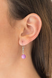 Paparazzi VINTAGE VAULT "Gone Sailing" Purple Necklace & Earring Set Paparazzi Jewelry