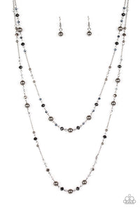 Paparazzi "Grotto Glow" Black Necklace & Earring Set Paparazzi Jewelry