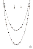 Paparazzi "Grotto Glow" Black Necklace & Earring Set Paparazzi Jewelry