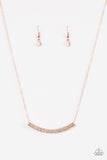 Paparazzi "Metro Magnificence" Copper Necklace & Earring Set Paparazzi Jewelry