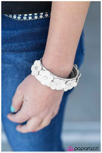 Paparazzi "Bad Romance" White Wrap Bracelet Paparazzi Jewelry